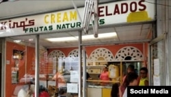 King’s Cream, heladería de chino-cubanos emigrados a Puerto Rico. (Redes sociales).