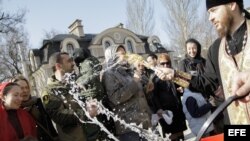 Ucrania celebración de la Pascua Ortodoxa.