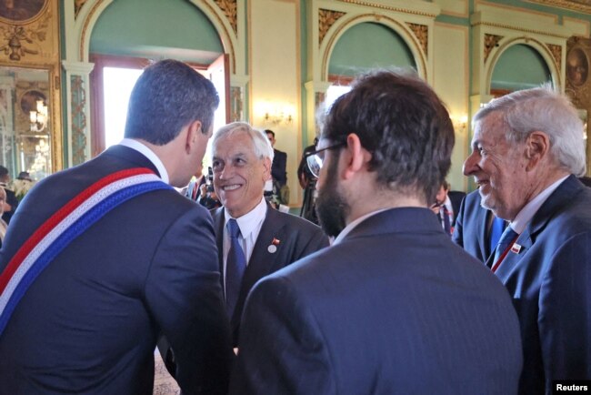 Investidura del presidente de Paraguay Santiago Peña
