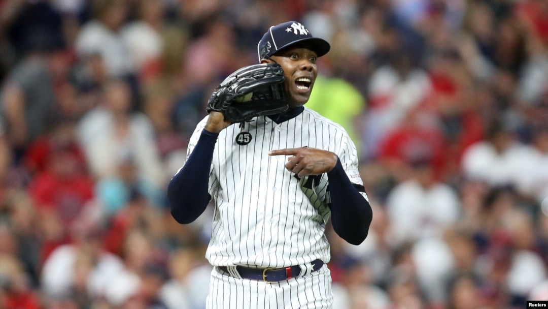 Aroldis Chapman de los New York Yankees.