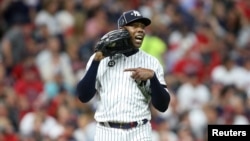 Aroldis Chapman de los New York Yankees.