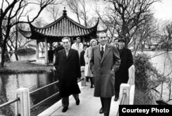 Richard NIxon rompió el hielo con China en febrero de 1972. En la foto con el premier Chou-Enlai.