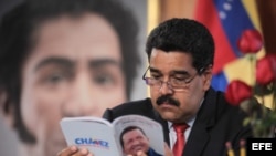 Fotografía cedida por la Presidencia de Venezuela el 2 de septiembre de 2014, que muestra al mandatario venezolano, Nicolás Maduro.