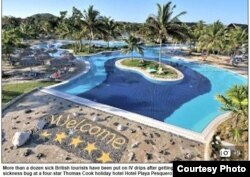El Daily Mail británico reportó la intoxicación de 18 turistas en el hotel Playa Pesquero de Holguín