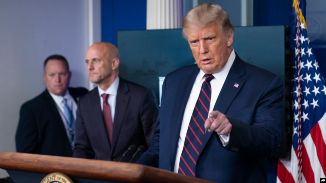 El presidente Trump en la Casa Blanca 