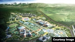 Simulación del proyecto de Ciudad del Conocimiento en Yachay.