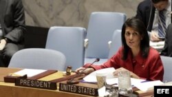 Nikki Haley, embajadora de EE.UU en la ONU