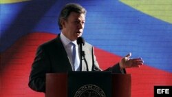 Fotografía de archivo del presidente de Colombia, Juan Manuel Santos.