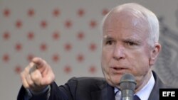 El senador estadounidense John McCain. Foto de archivo
