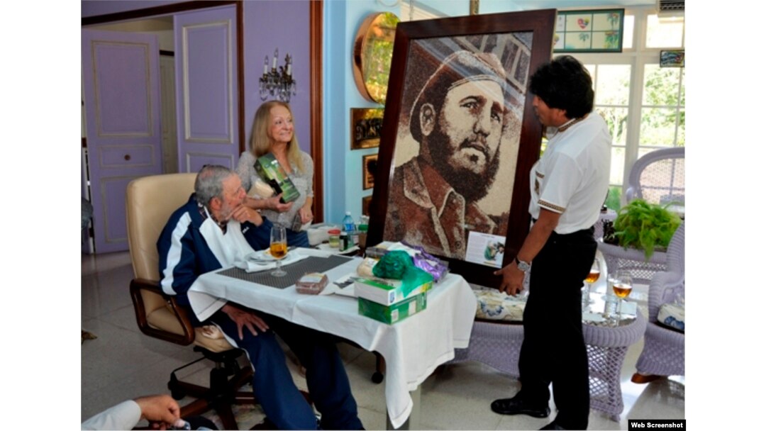 Imagen de archivo de la visita que Evo Morales hizo a Fidel Castro en agosto de 2015.