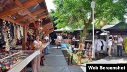 Mercado de cuentapropistas en Varadero