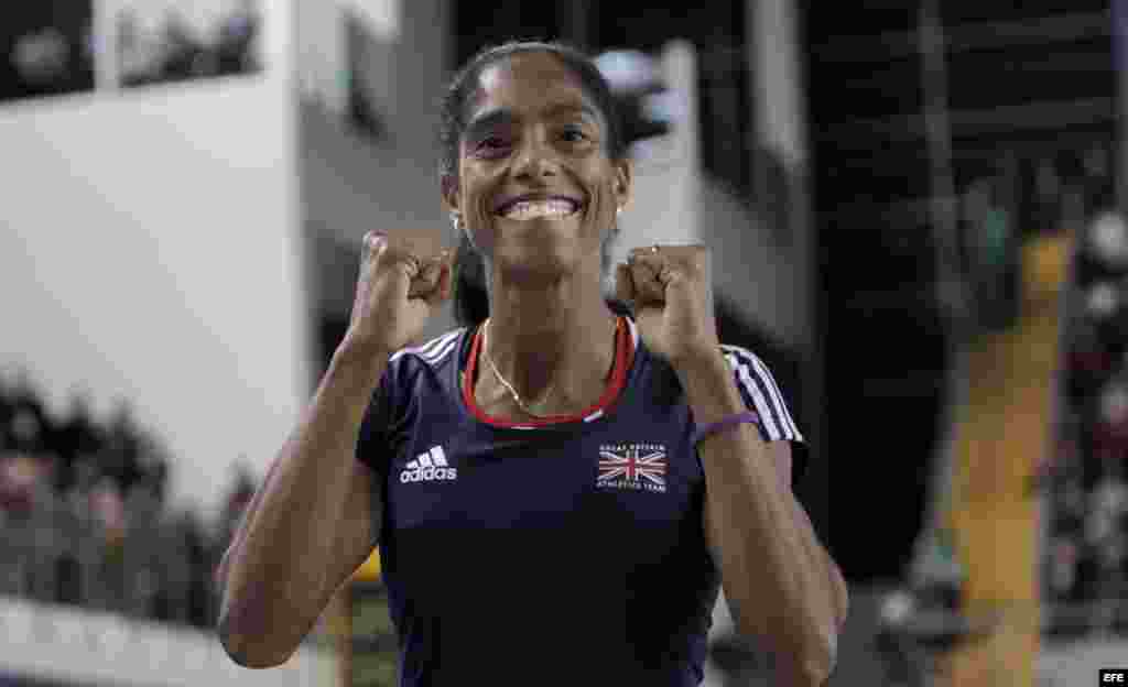 La atleta cubano-brit&aacute;nica Yamil&eacute; Aldama pasa a la final de triple salto en Olimpiadas Londres 2012
