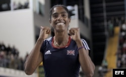 La atleta cubano-británica Yamilé Aldama