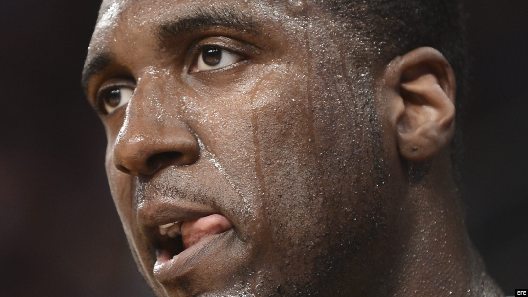 El jugador de los Pacers de Indiana Roy Hibbert.