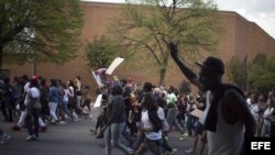 Protestas en Baltimore.