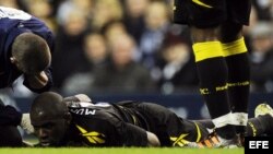 Muamba recibe tratamiento 