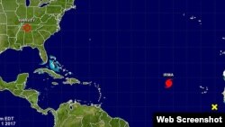 Huracán Irma alcanza categoría 3 en el Atlático.