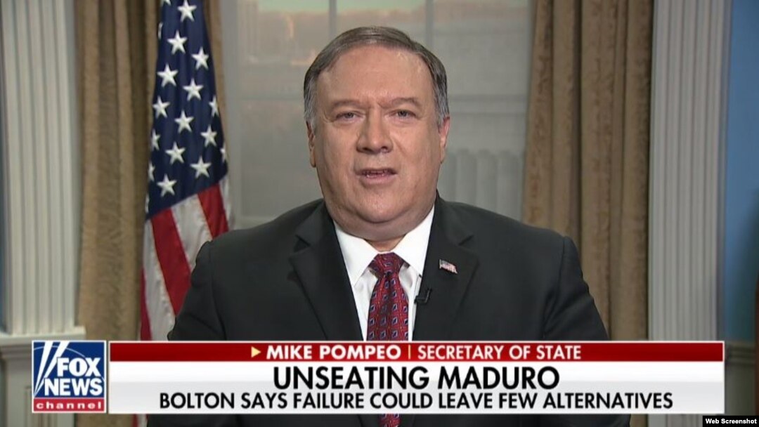 Mike Pompeo entrevistado por Bret Baier de Fox News.