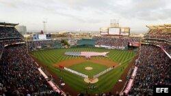 Estadio de béisbol de Anaheim, en California, EEUU.