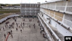 Vista general del patio de la prisión Combinado del Este, en La Habana 