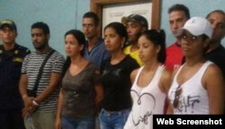 Cubanos detenidos en Choluteca, Honduras.
