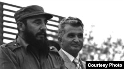 Fidel Castro y Nicolae Ceausescu en 1972. 