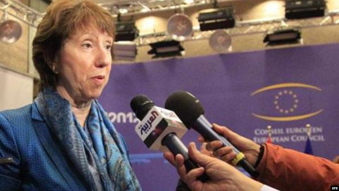 La jefa de la diplomacia de la Unión Europea, Catherine Ashton.