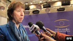 La jefa de la diplomacia de la Unión Europea, Catherine Ashton.