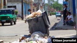 Reporta Cuba. La basura en Santiago de las Vegas. Foto: Misael Aguilar.