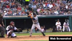 Yoenis Céspedes conectó un cuadrangular.