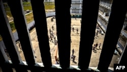 Vista del patio de la prisión de máxima seguridad Combinado del Este, en La Habana. (AFP/Adalberto Roque)