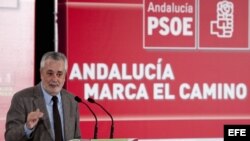 El presidente de la Junta de Andalucía, José Antonio Griñán, del Partido Socialista Obrero Español.