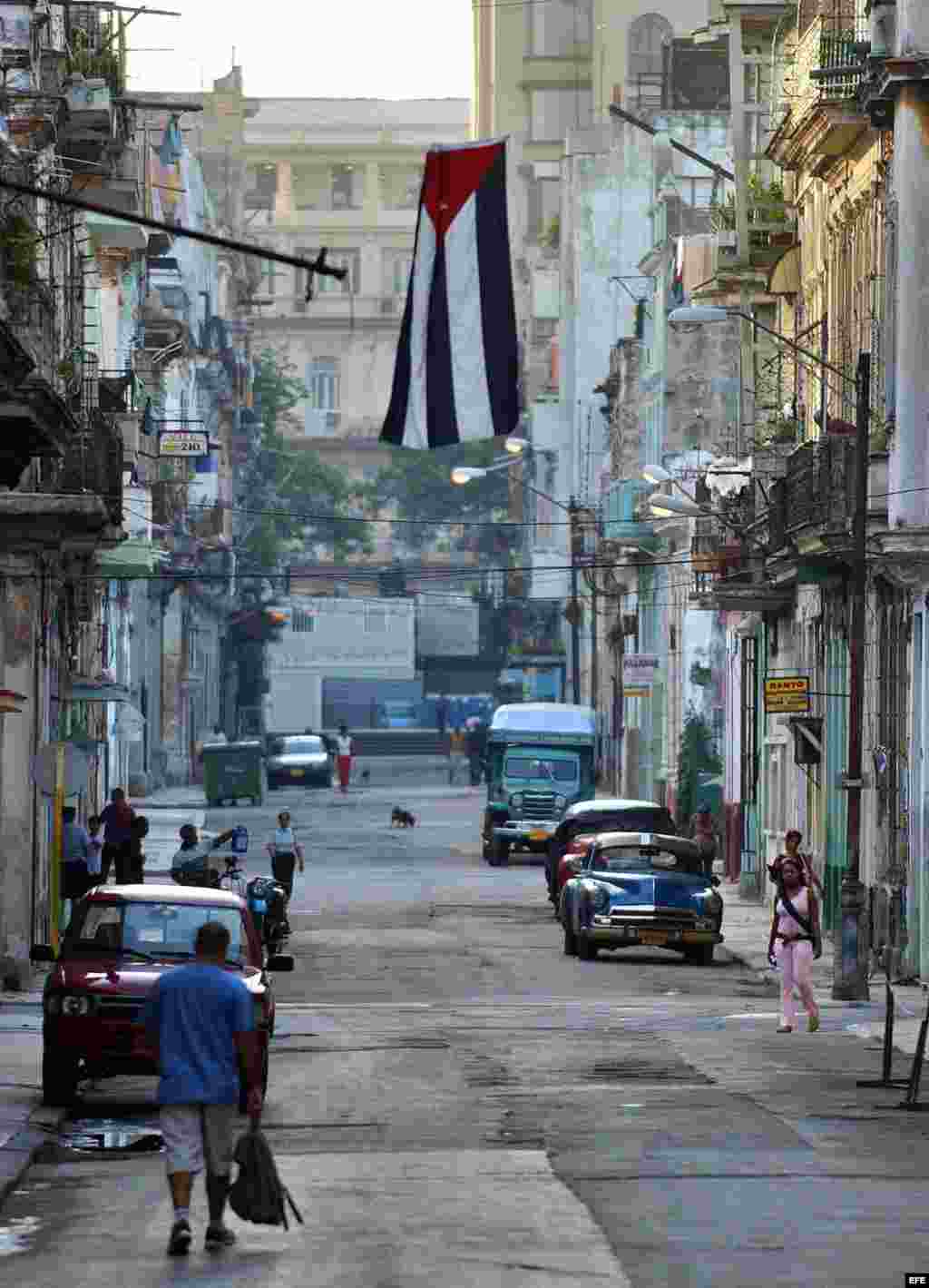 Una calle del popular barrio de Centro Habana