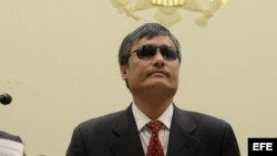 El disidente chino y activista de derechos humanos Chen Guangcheng. 
