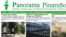 Portada del boletín Panorama Pinareño con notas destacadas sobre coronavirus en Cuba. 