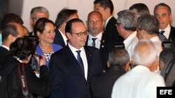 Llegada de François Hollande a La Habana, la primera visita oficial de un Jefe de Estado francés a la isla.