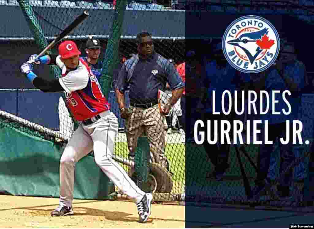 Los Azulejos de Toronto contrataron al pelotero cubano Lourdes Gurriel por siete años y $22 millones. Lourdes estaba bateando .321 con ocho jonrones, 32 carreras impulsadas y un OPS de .924 en 43 juegos en la pasada temporada con el equipo Industriales de La Habana antes de desertar con su hermano mayor, Yulieski, de 32 años, en febrero tras finalizar la Serie del Caribe en Santo Domingo, República Dominicana. &nbsp;