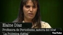 Elaine Díaz en "Razones de Cuba"
