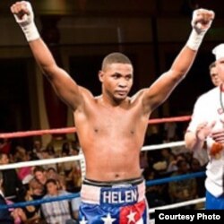 El boxeador cubano Yudel Jhonson