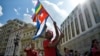 Marcha en Paseo del Prado Habana por los derechos LGTBI en Cuba en mayo 2019