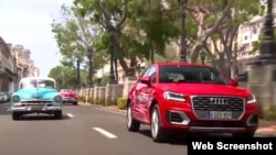 Audi escogió las calles de La Habana para probar su novedoso modelo Q2. 