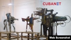 Obras del escultor cubano Wilay Méndez Páez . Tomado de Cubanet.