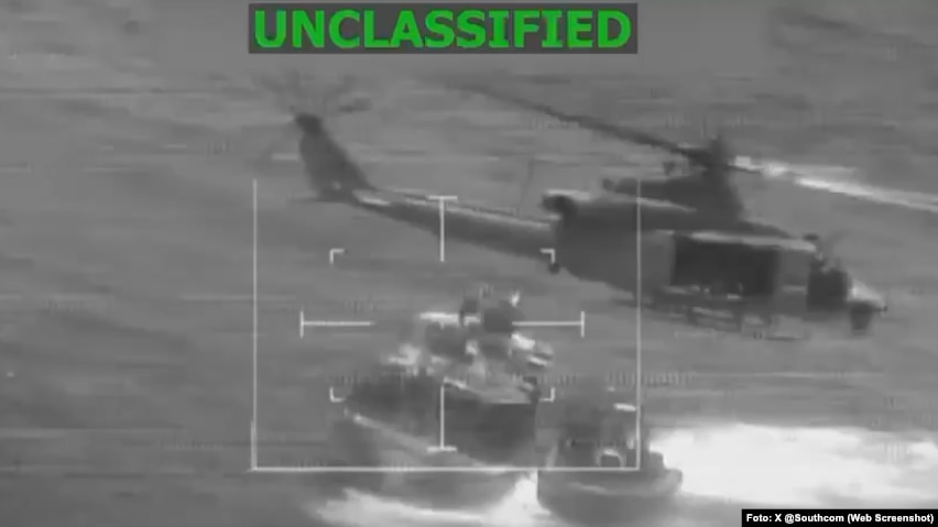 EEUU y Ecuador desmantelan punto flotante de combustible para narcotráfico en el Pacífico Oriental
