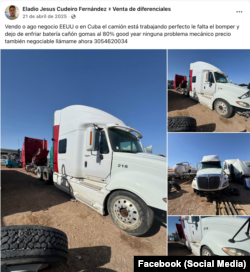 Eladio Jesús Cudeiro vendió camiones y autos para irse a Cuba. 