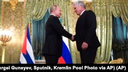 Vladimir Putin recibió a Miguel Díaz-Canel en el Kremlin en Noviembre de 2018.