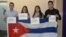 Jóvenes cubanos participan en cumbre de Bogotá.