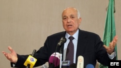  El secretario general de la Liga Árabe, Al Arabi