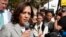 Kamala Harris, el 28 de junio de 2019 en Homestead, Florida, está dando un gran estímulo financiero a las campaña presidencial de Joe Biden. (Rhona Wise / AFP).