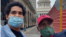 Luis Manuel y El Osorbo, del Movimiento San Isidro, se toman un selfie en una calle de La Habana.