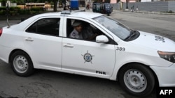 Una patrulla de la PNR en Cuba, el 11 de julio de 2026.